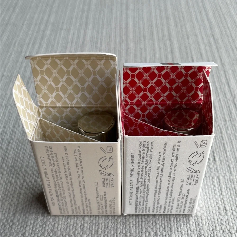 NEST Madagascar Vanilla & Santa Barbara Strawberry MINI fragrance Oil